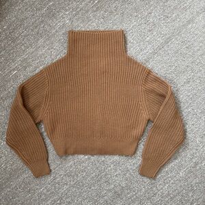 Aritzia Merino Wool Waist Turtleneck Sweater